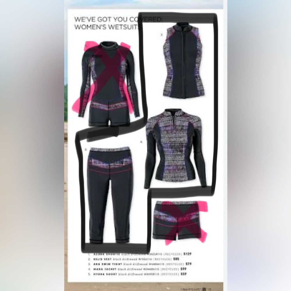 PRANA Neoprene Wet Suit Set in Driftwood